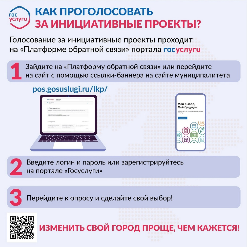 С 25 марта в Озерском городском округе началось онлайн-голосование за инициативные проекты