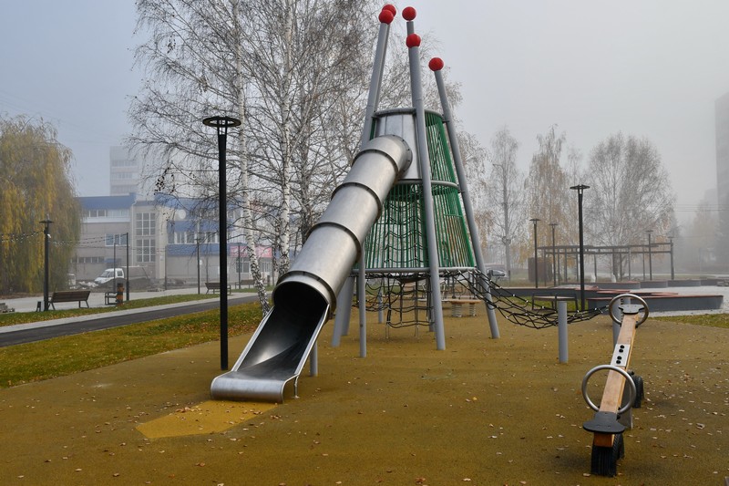 Благоустройство городского пруда на завершающем этапе