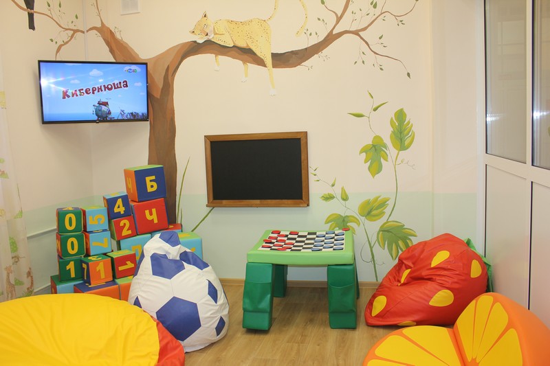 В детской больнице состоялось открытие игровой комнаты 